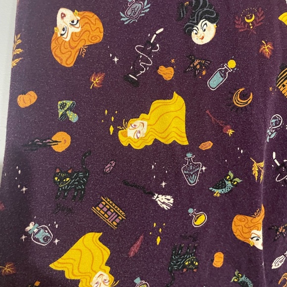 Torrid Disney Hocus Pocus pajama set 3 GUC - Picture 6 of 7